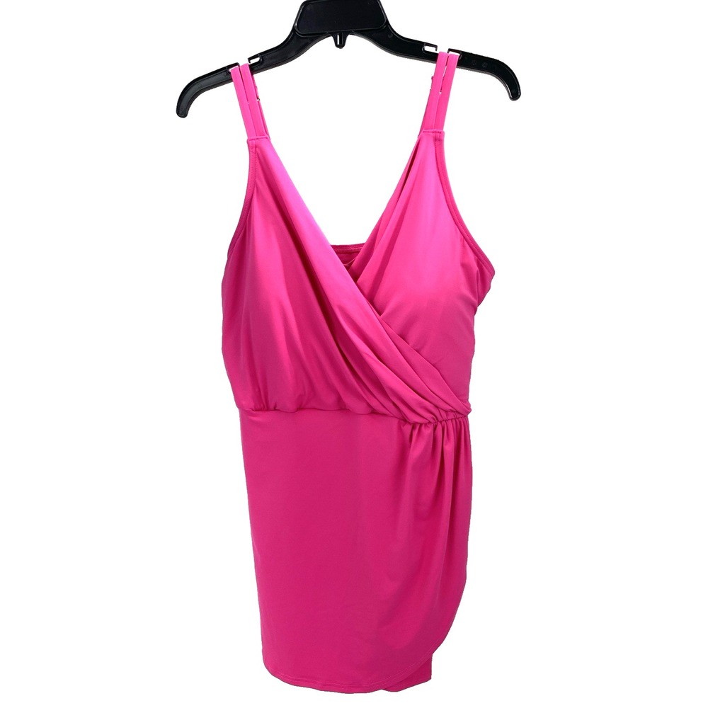 Land's End Women's XL Swimsuit Pink Skirted  BRAND NEW with TAGS